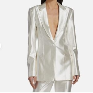 Worn Once - Perfect Condition Rotate Birger Christensen Satin Blazer and Pants